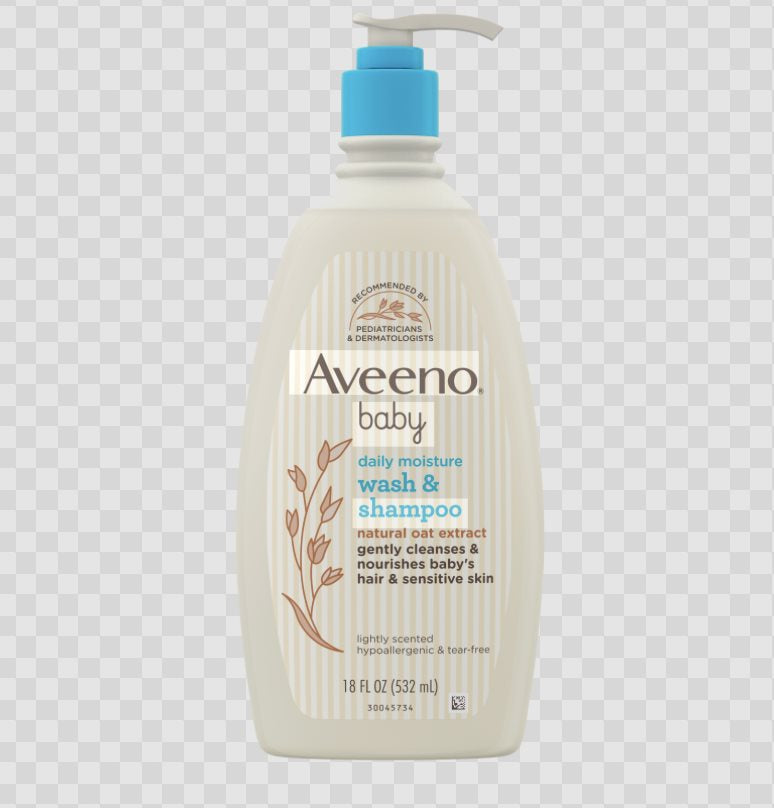 Aveeno Body & Baby Care — Baby Daily Moisture Wash & Shampoo — 532 ml