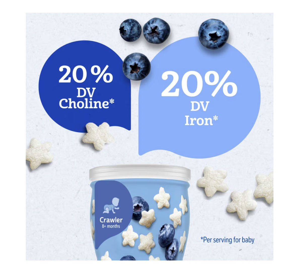 Gerber Blueberry Puffs – product detail view 3