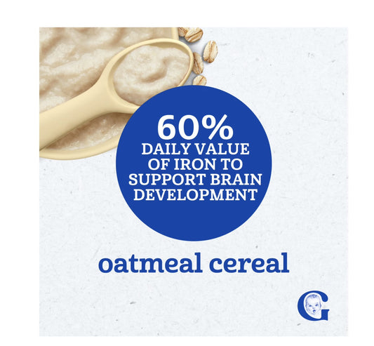 Gerber oatmeal baby cereal – product detail view 2