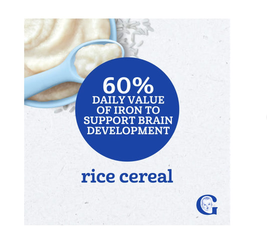 Gerber rice baby cereal – product detail view 2