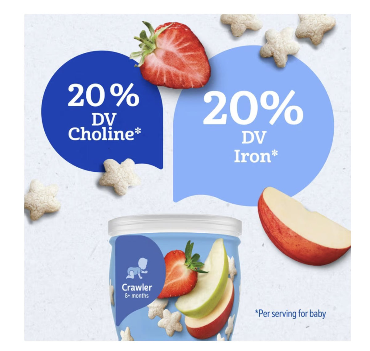 Gerber Strawberry Apple Puffs – product detail view 3