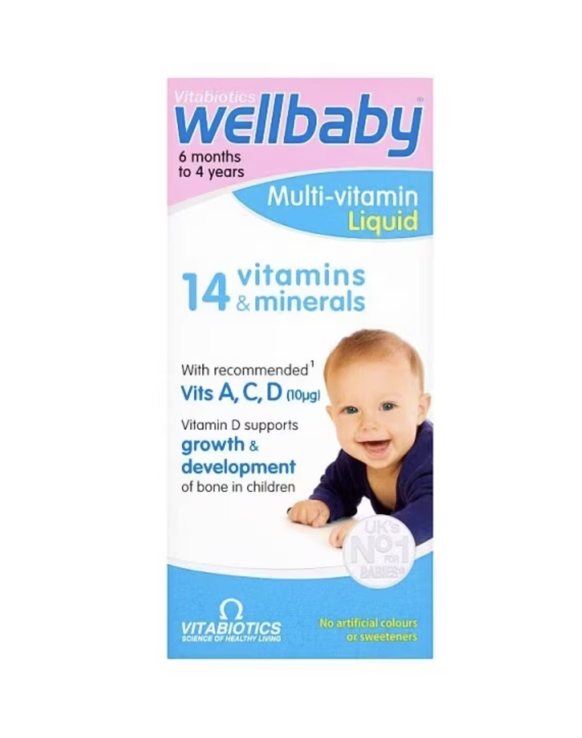 Children's Medicines & Vitamins — Vitabiotics Wellbaby Multi-Vitamin Liquid — 150 ml