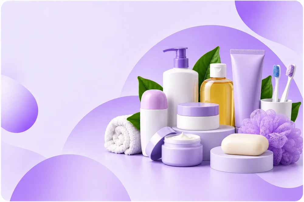 Skincare and personal care essentials including body lotion, creams, soap, body oil and bath accessories at Candor Sierra Leone