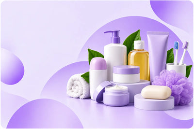 Skincare and personal care essentials including body lotion, creams, soap, body oil and bath accessories at Candor Sierra Leone