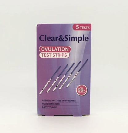 Clear & Simple Ovulation Test Strips — 5-Test Pack