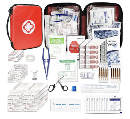 Home & Travel First Aid Kits — 300-Piece First Aid Kit — Red