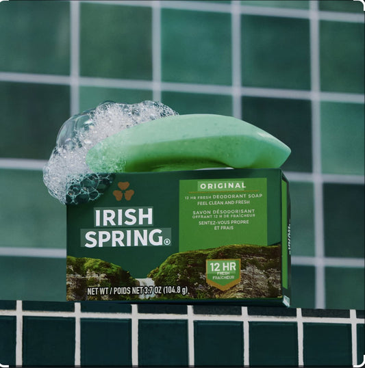 Bar Soap — Irish Spring Original — 104.8 g Bar
