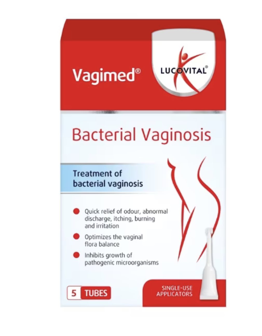 Women's Intimate Care — Lucovital Vagimed Bacterial Vaginosis — 5 Tubes