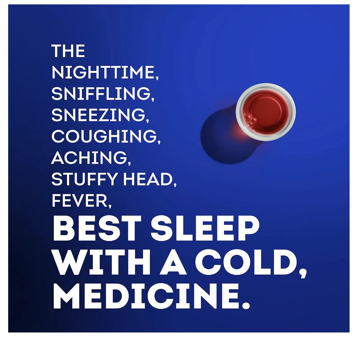 Vicks NyQuil Severe – product information graphic