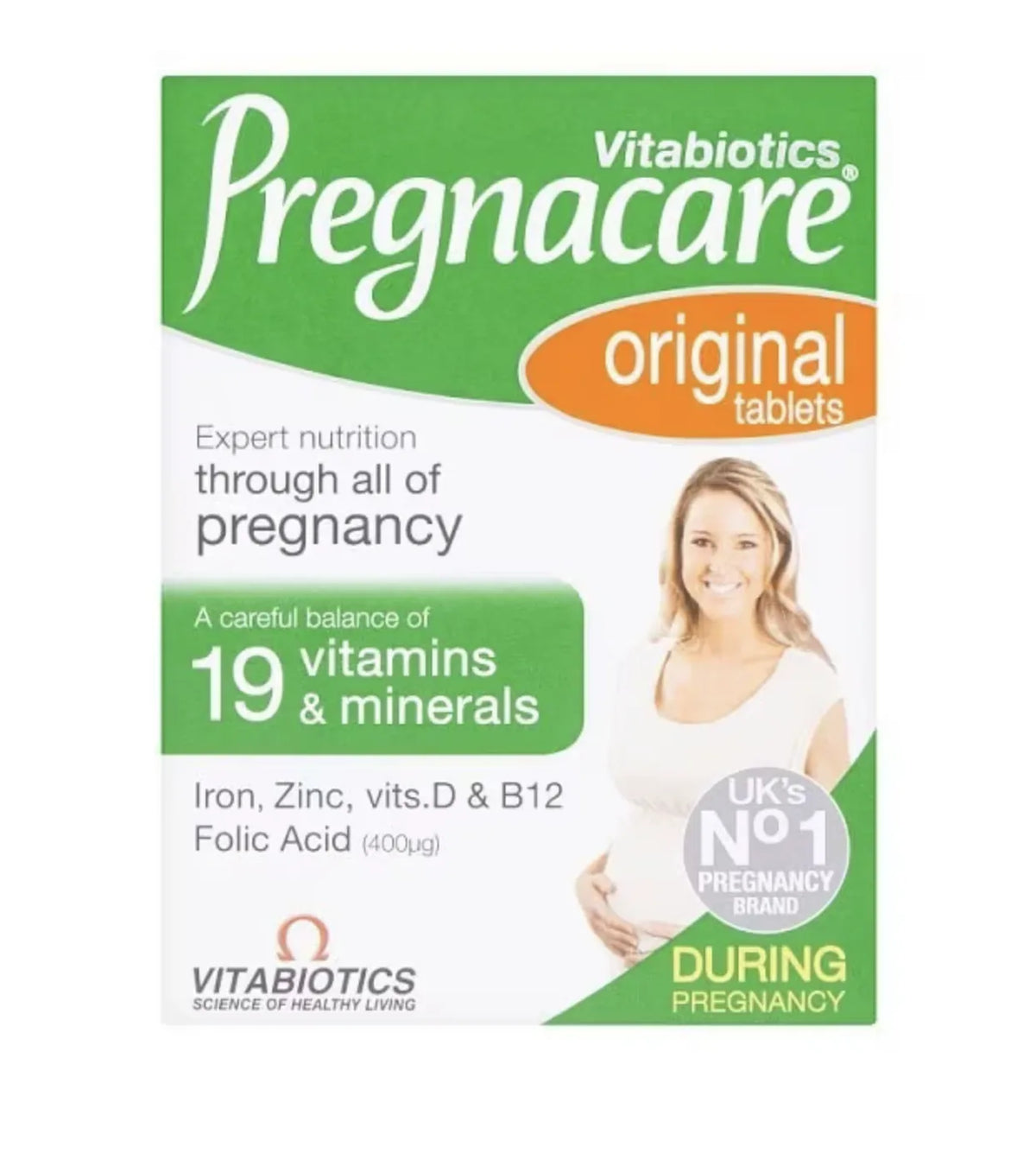 Vitabiotics Pregnacare Supplements — Original — 30 Tablets